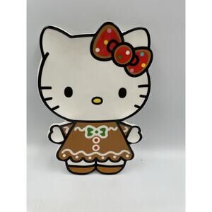 Sanrio Hello Kitty 6.5" Gingerbread Ceramic Trinket Tray Soap Dish NWOT